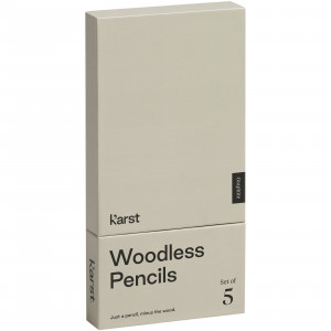 Matite Karst® 2B in grafite senza legno confezione da 5