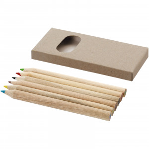 Set di matite per disegnare / colorare da 6 pezzi Artemaa