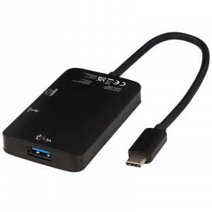 Adattatore multimediale Tipo-C in alluminio ADAPT (USB-A / Tipo-C / HDMI)