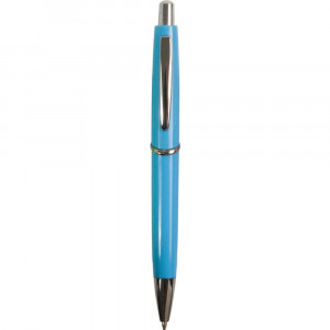 Penna a scatto in plastica resistente plastica ABS, fusto a colori e clip in metallo, refill jumbo