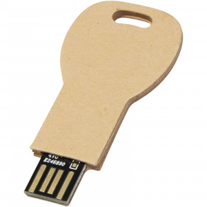 USB 2.0 in carta riciclata a forma di chiave