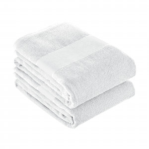 Asciugamano 100% cotone 400 g / m2 bianco 70x140