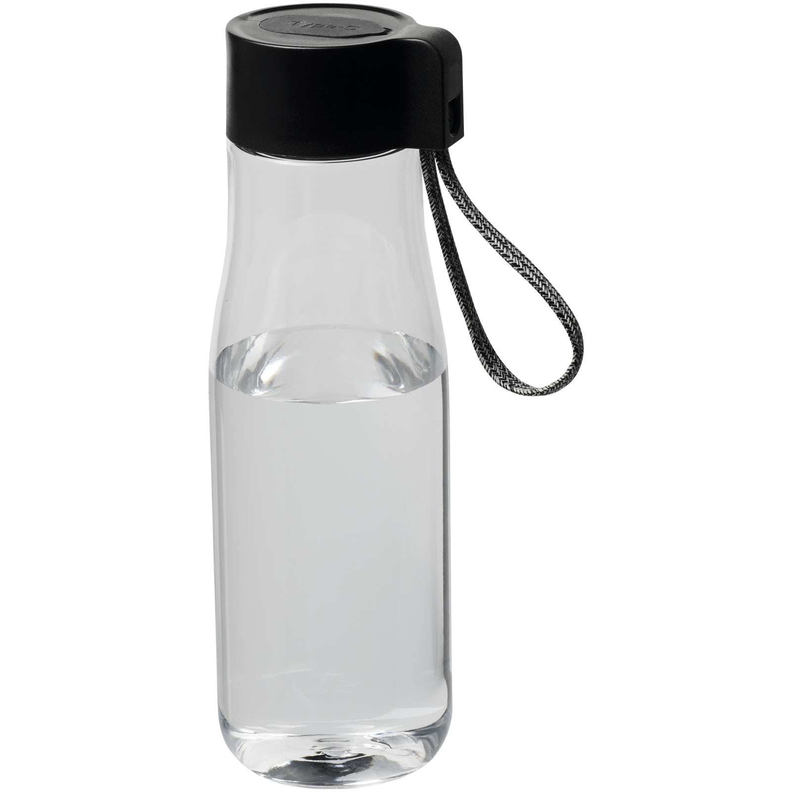 Bottiglia sportiva Ara in Tritan™ da 640 ml con cavo di ricarica