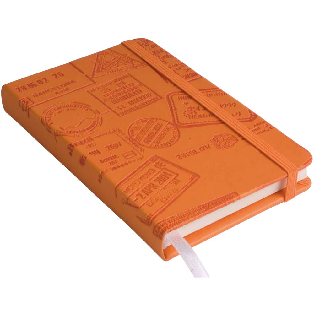 Quaderno con chiusura elastico, con tasca interna portafoglietti