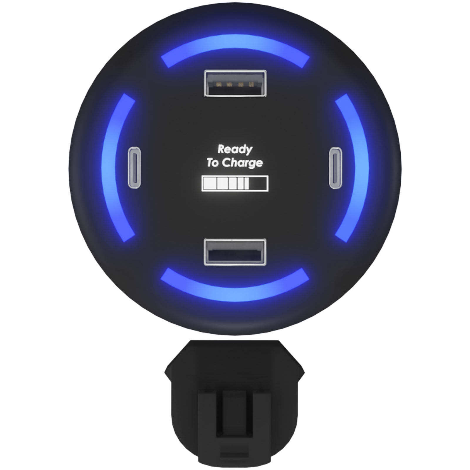Caricabatterie smart home con logo luminoso SCX.design H11