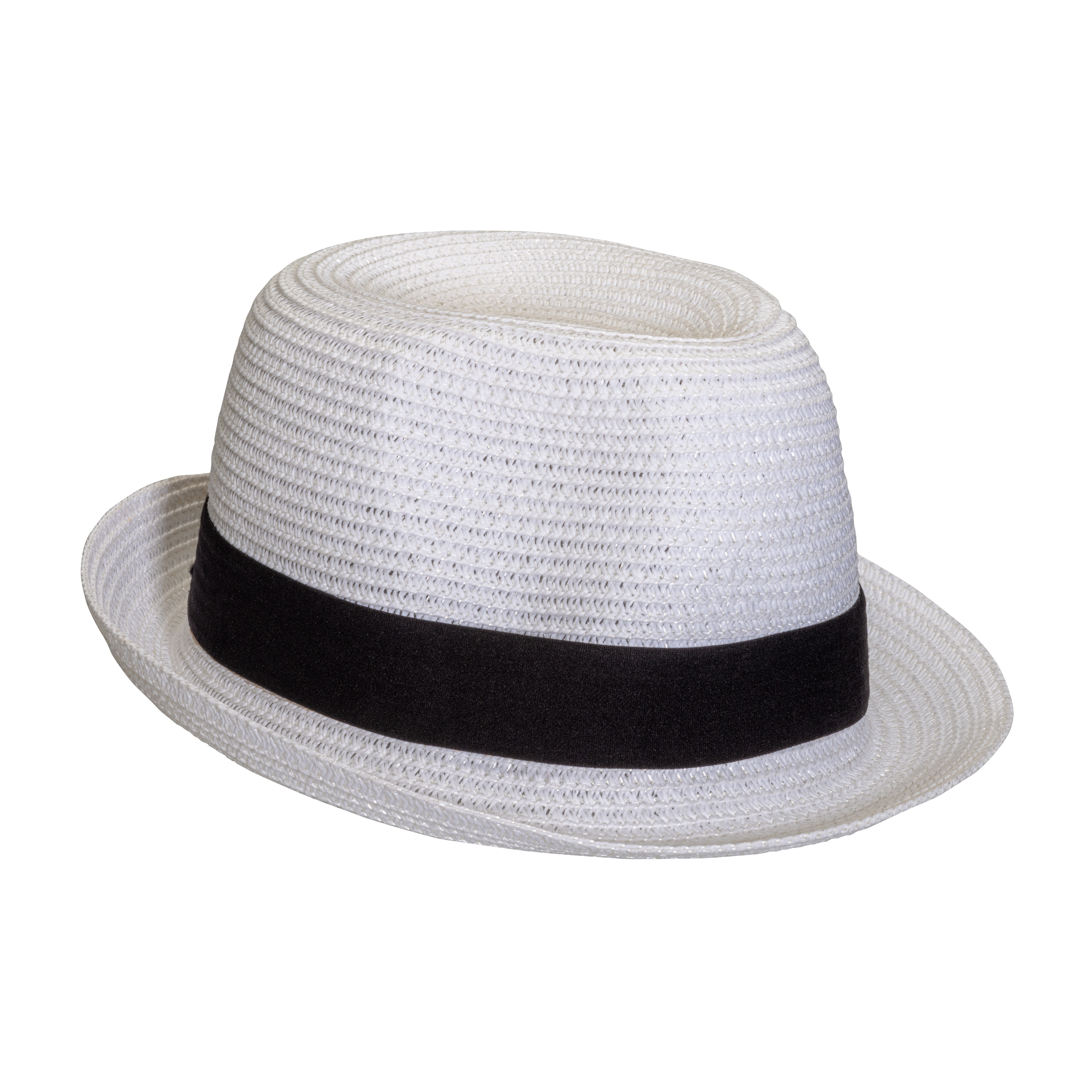 Cappello in paglia di carta con fascia elastica 3 centimetri applicabile e personalizzabile