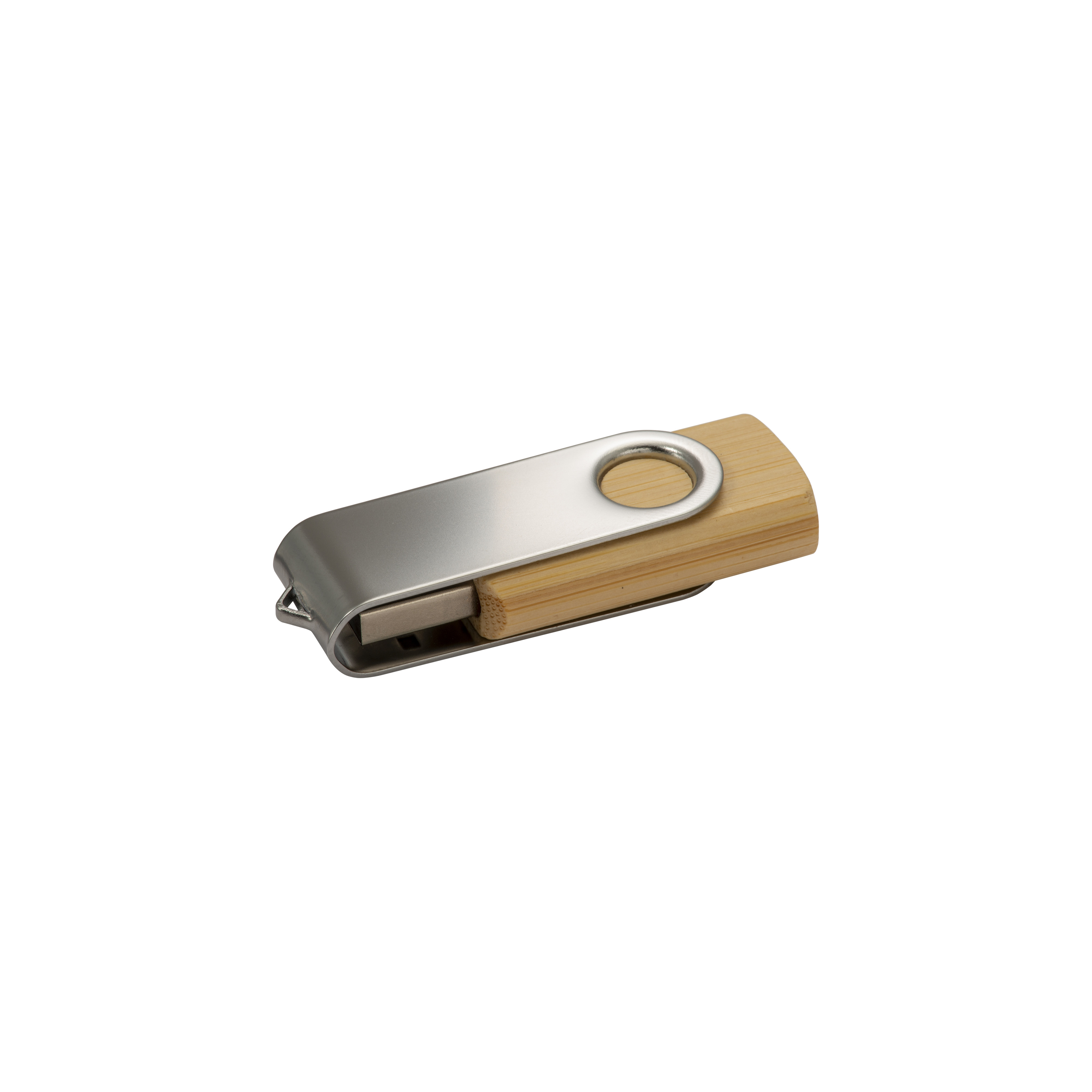 Chiavetta USB 8 GB girevole in Bambù / Metallo